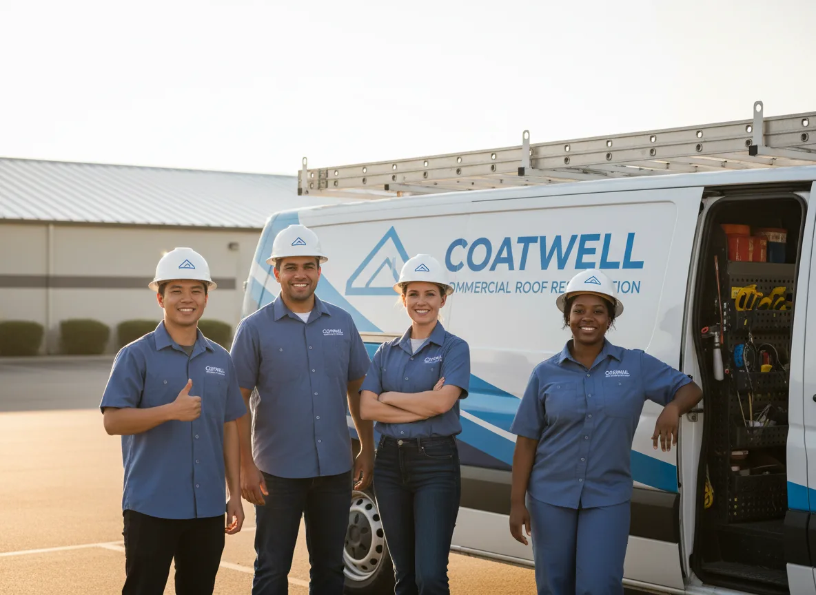 Commercial roof coating company in Thida, AR